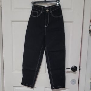 H&M Women's High Rise Black Jeans Division XII Future Concepts Seven Cities